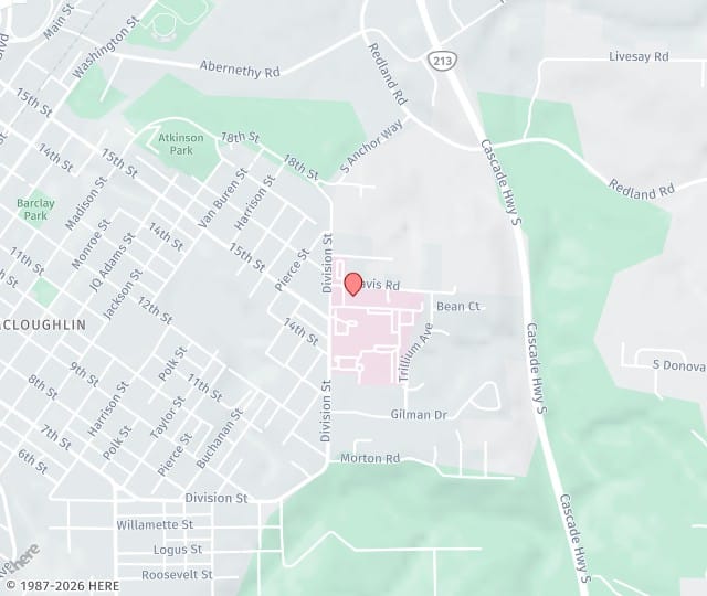 Location Map: Willamette Falls Plaza 1 Oregon City, OR 97045